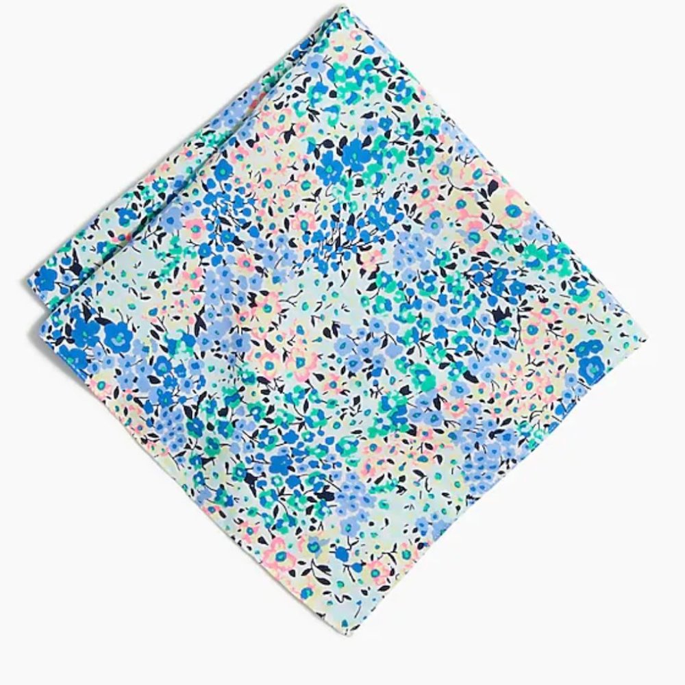 JCrew NWT Printed Dog Bandana- Floral Multi for S/M Dog